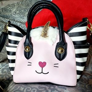 BETSEY JOHNSON UNICORN/KITTYSMALL BAG